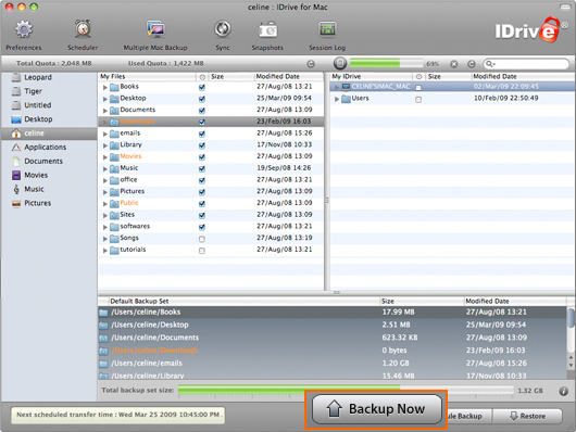 IDrive for Mac