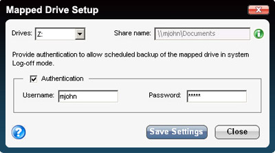 remote backup drive