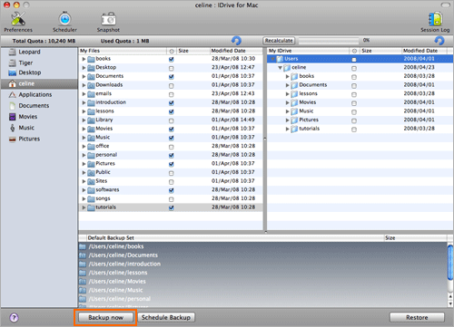 IDrive for Mac