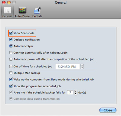 IDrive for Mac