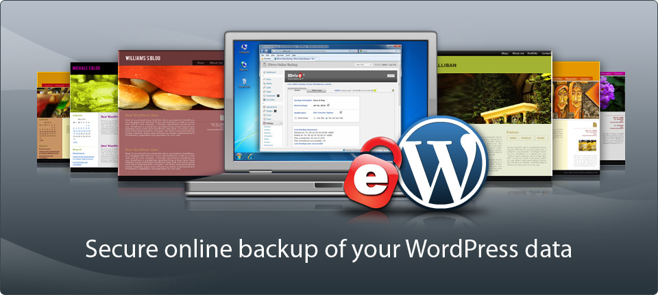 IDrive - WordPress backup