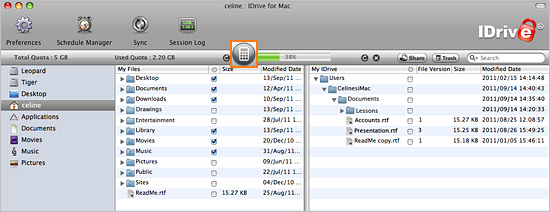 IDrive for Mac