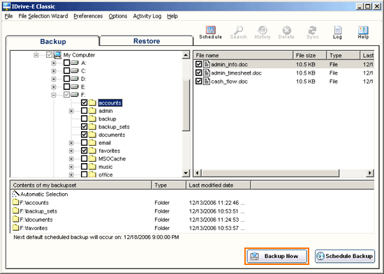 remote backup drive