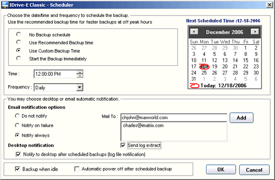 remote backup drive