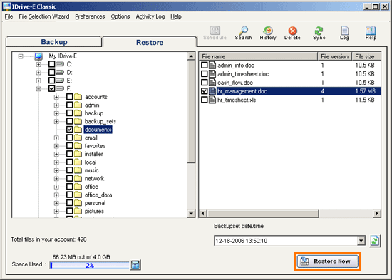 remote backup drive