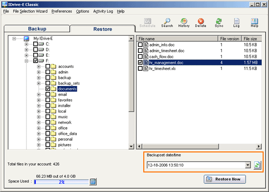 remote backup drive