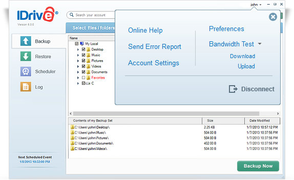 remote backup drive