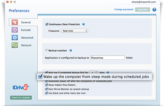 IDrive for Mac