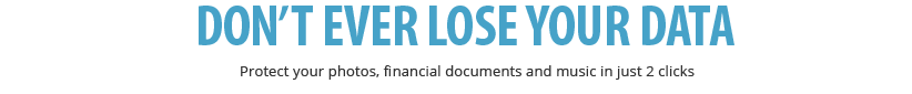Don't ever lose your date protect your photos,financial documents and music in just 2 click