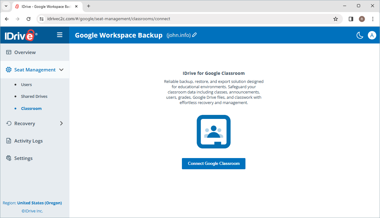 Managment console