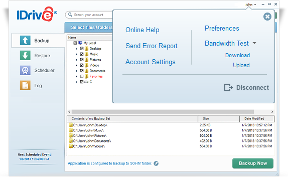 remote backup drive
