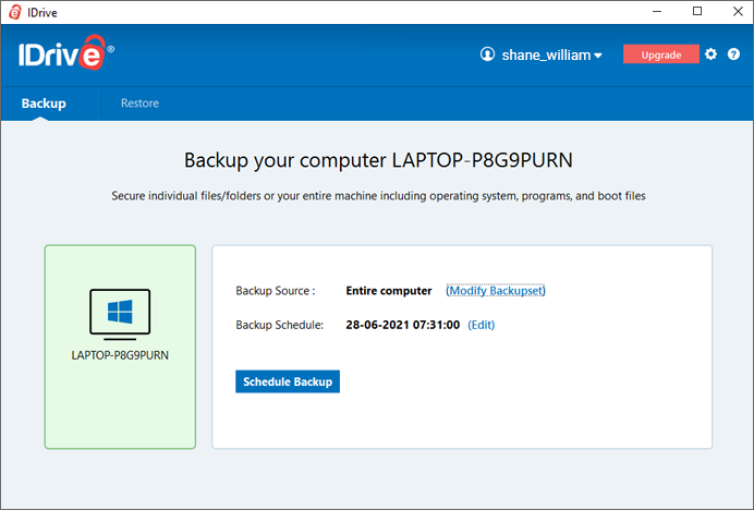 IDrive Thin Client