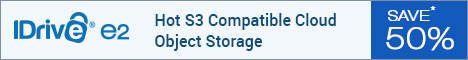IDrive e2 S3 storage