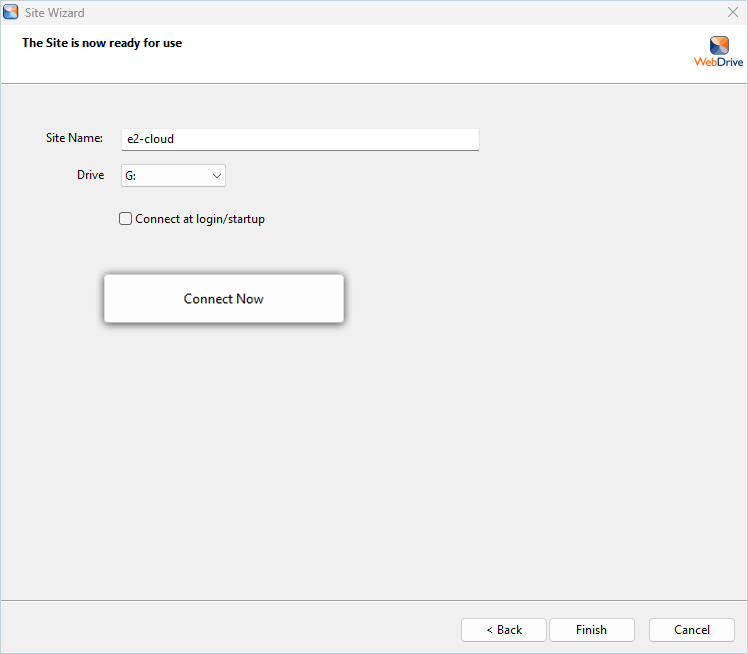 IDrive e2 with WebDrive