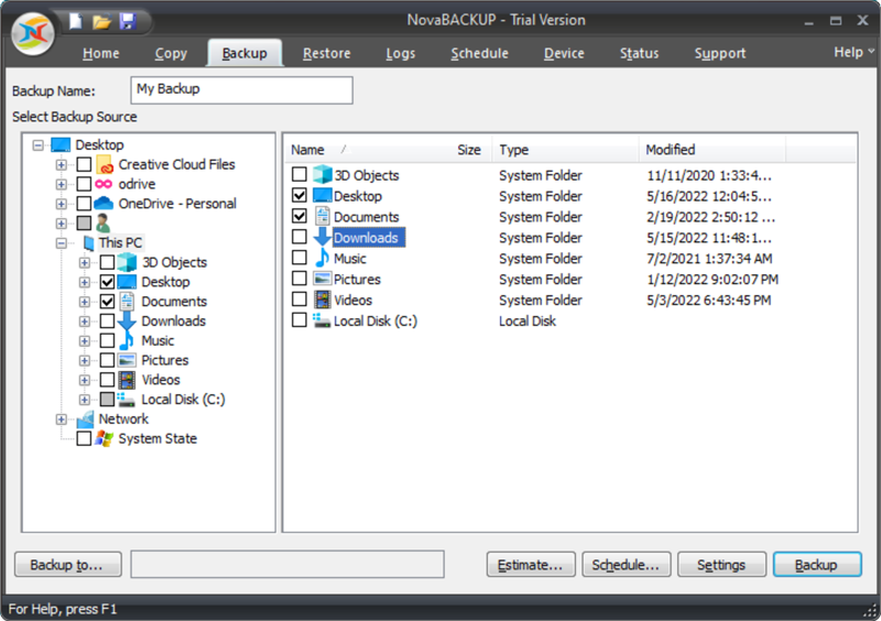 IDrive e2 with nova backup