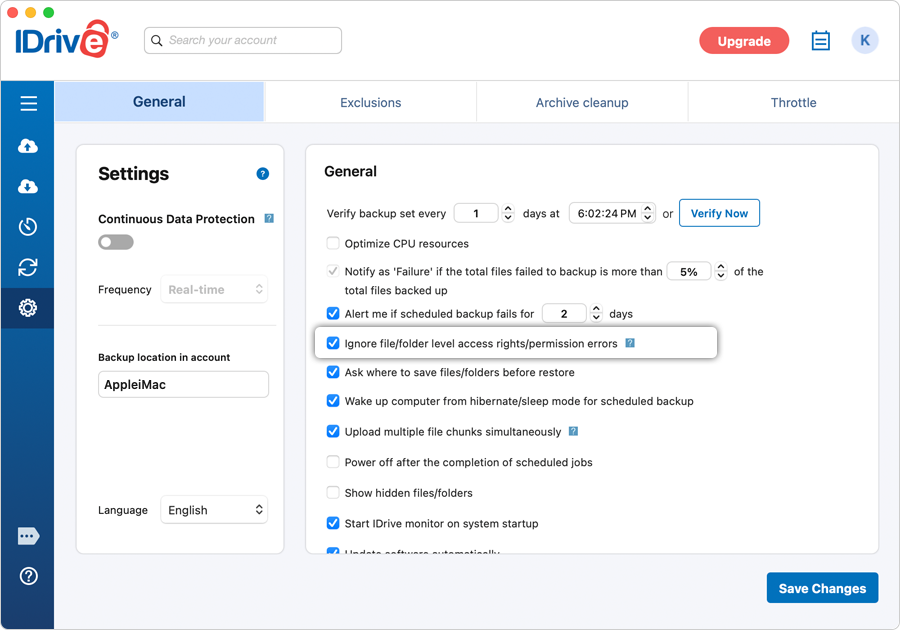 IDrive for Mac