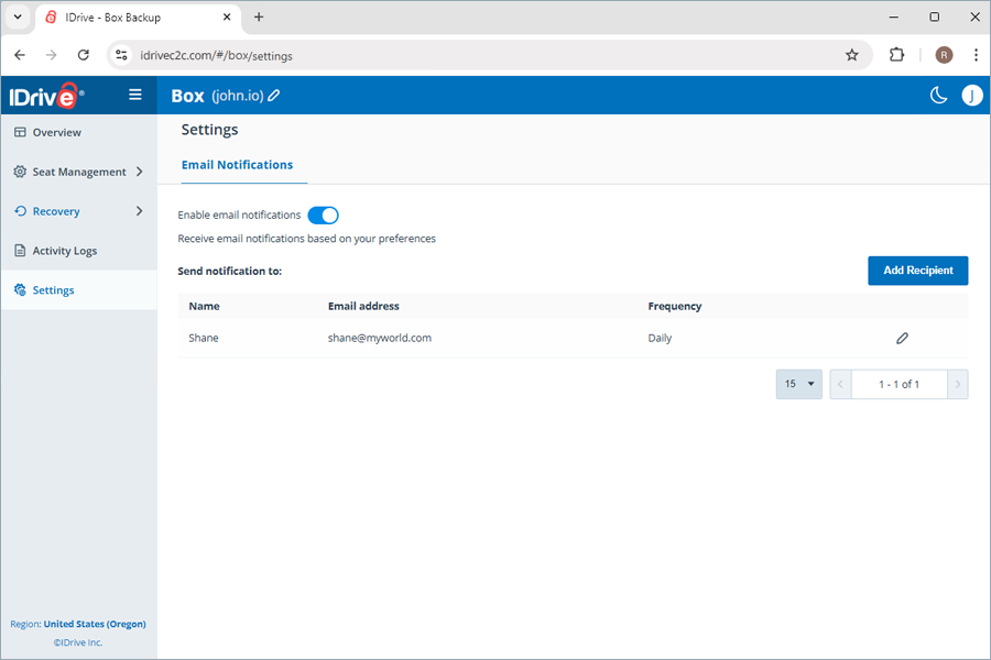  view client wise status